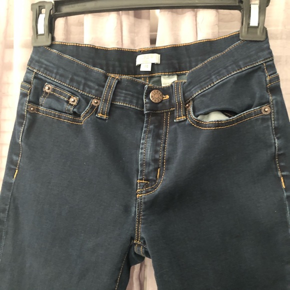 💙3/$25 J Crew Stretch Super Skinny Indigo Jeans- 24 - Picture 4 of 6